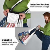 Happy Veterans Day Grocery Bag Honoring All Who Served