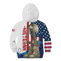 Happy Veterans Day Kid Hoodie Honoring All Who Served - Wonder Print Shop