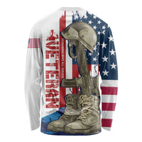 Happy Veterans Day Long Sleeve Shirt Honoring All Who Served - Wonder Print Shop