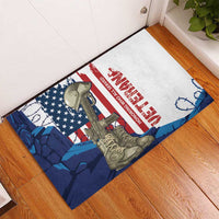 Happy Veterans Day Rubber Doormat Honoring All Who Served - Wonder Print Shop