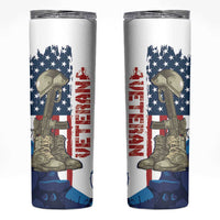 Happy Veterans Day Skinny Tumbler Honoring All Who Served - Wonder Print Shop