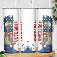 Happy Veterans Day Skinny Tumbler Honoring All Who Served - Wonder Print Shop