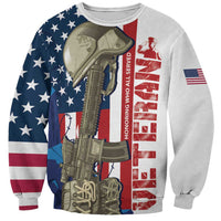 Happy Veterans Day Sweatshirt Honoring All Who Served - Wonder Print Shop