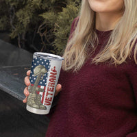 Happy Veterans Day Tumbler Cup Honoring All Who Served - Wonder Print Shop