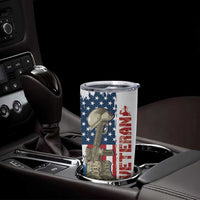 Happy Veterans Day Tumbler Cup Honoring All Who Served - Wonder Print Shop