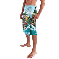Personalized Aloha Hawaii Skeleton Lavalava Tropical Summer Vibe - Wonder Print Shop