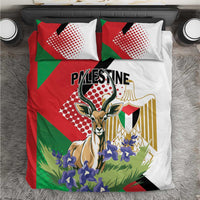 Palestine Bedding Set Mountain Gazelle With Faqqua Iris - Wonder Print Shop