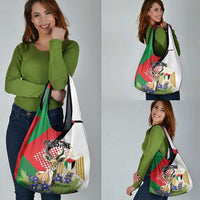 Palestine Grocery Bag Mountain Gazelle With Faqqua Iris