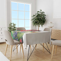 Palestine Tablecloth Mountain Gazelle With Faqqua Iris - Wonder Print Shop