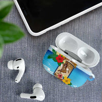 Collectivity of Saint Martin AirPods Case Hibiscus Flowers Tropical Beach - Wonder Print Shop