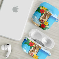 Collectivity of Saint Martin AirPods Case Hibiscus Flowers Tropical Beach - Wonder Print Shop