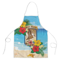 Collectivity of Saint Martin Apron Hibiscus Flowers Tropical Beach - Wonder Print Shop