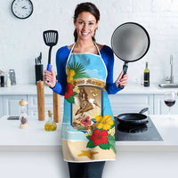 Collectivity of Saint Martin Apron Hibiscus Flowers Tropical Beach - Wonder Print Shop