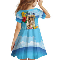 Personalized Collectivity of Saint Martin Family Matching Mermaid Dress and Hawaiian Shirt Hibiscus Flowers Tropical Beach - Wonder Print Shop