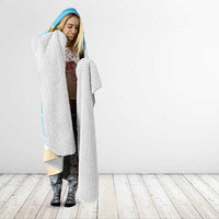 Collectivity of Saint Martin Hooded Blanket Hibiscus Flowers Tropical Beach - Wonder Print Shop