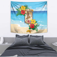 Collectivity of Saint Martin Tapestry Hibiscus Flowers Tropical Beach - Wonder Print Shop