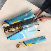 Collectivity of Saint Martin Umbrella Hibiscus Flowers Tropical Beach - Wonder Print Shop