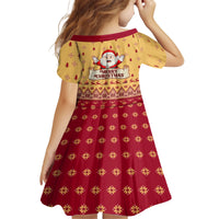 New Jersey Christmas Family Matching Off Shoulder Short Dress and Hawaiian Shirt Cheerful Santa Claus Xmas Pattern - Wonder Print Shop