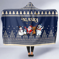 custom-alaska-christmas-hooded-blanket-santa-claus-with-snowman-reindeer-penguin