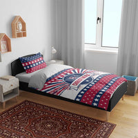 USA Christmas Bedding Set The Stars and Stripes Xmas Style - Wonder Print Shop