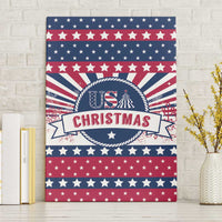 USA Christmas Canvas Wall Art The Stars and Stripes Xmas Style - Wonder Print Shop