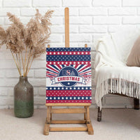 USA Christmas Canvas Wall Art The Stars and Stripes Xmas Style - Wonder Print Shop