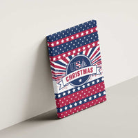 USA Christmas Canvas Wall Art The Stars and Stripes Xmas Style - Wonder Print Shop