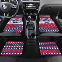 USA Christmas Car Mats The Stars and Stripes Xmas Style - Wonder Print Shop