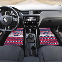 USA Christmas Car Mats The Stars and Stripes Xmas Style - Wonder Print Shop
