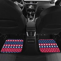 USA Christmas Car Mats The Stars and Stripes Xmas Style - Wonder Print Shop