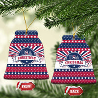 USA Christmas Ceramic Ornament The Stars and Stripes Xmas Style - Wonder Print Shop
