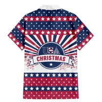 USA Christmas Family Matching Mermaid Dress and Hawaiian Shirt The Stars and Stripes Xmas Style - Wonder Print Shop