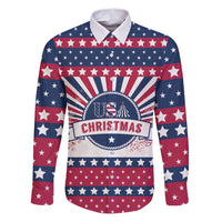 USA Christmas Family Matching Puletasi and Hawaiian Shirt The Stars and Stripes Xmas Style - Wonder Print Shop