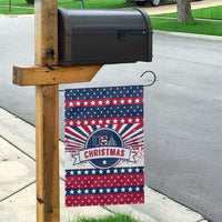 USA Christmas Garden Flag The Stars and Stripes Xmas Style - Wonder Print Shop