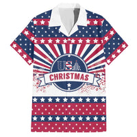 USA Christmas Hawaiian Shirt The Stars and Stripes Xmas Style - Wonder Print Shop
