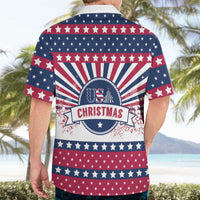 USA Christmas Hawaiian Shirt The Stars and Stripes Xmas Style - Wonder Print Shop