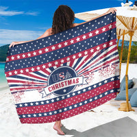 USA Christmas Sarong The Stars and Stripes Xmas Style - Wonder Print Shop