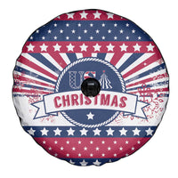 USA Christmas Spare Tire Cover The Stars and Stripes Xmas Style - Wonder Print Shop