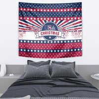 USA Christmas Tapestry The Stars and Stripes Xmas Style - Wonder Print Shop