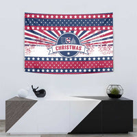 USA Christmas Tapestry The Stars and Stripes Xmas Style - Wonder Print Shop