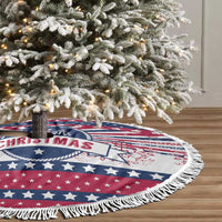 USA Christmas Tree Skirt The Stars and Stripes Xmas Style - Wonder Print Shop