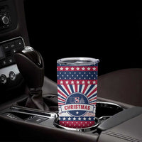 USA Christmas Tumbler Cup The Stars and Stripes Xmas Style - Wonder Print Shop