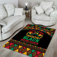 Make Every Month Black History Month Area Rug African Pattern - Wonder Print Shop