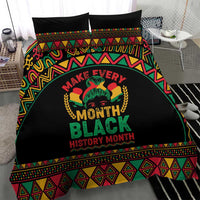 Make Every Month Black History Month Bedding Set African Pattern - Wonder Print Shop