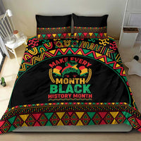 Make Every Month Black History Month Bedding Set African Pattern - Wonder Print Shop