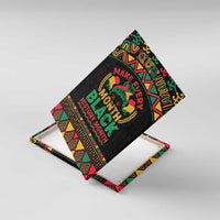 Make Every Month Black History Month Canvas Wall Art African Pattern - Wonder Print Shop