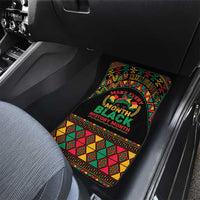 Make Every Month Black History Month Car Mats African Pattern - Wonder Print Shop