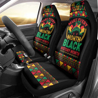 Make Every Month Black History Month Car Seat Cover African Pattern - Wonder Print Shop