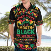Make Every Month Black History Month Hawaiian Shirt African Pattern - Wonder Print Shop
