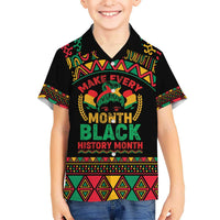 Make Every Month Black History Month Hawaiian Shirt African Pattern - Wonder Print Shop